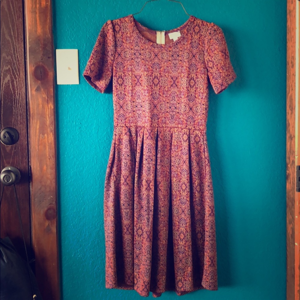 Multicolored LuLaRoe Amelia